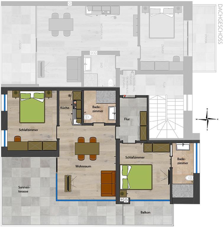 Alpenchalet Apartments ปาร์ชีเนส ภายนอก รูปภาพ